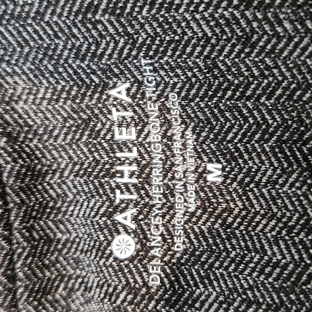 Athleta Delancey Herringbone Tight Leggings Size Medium - Picture 7 of 16